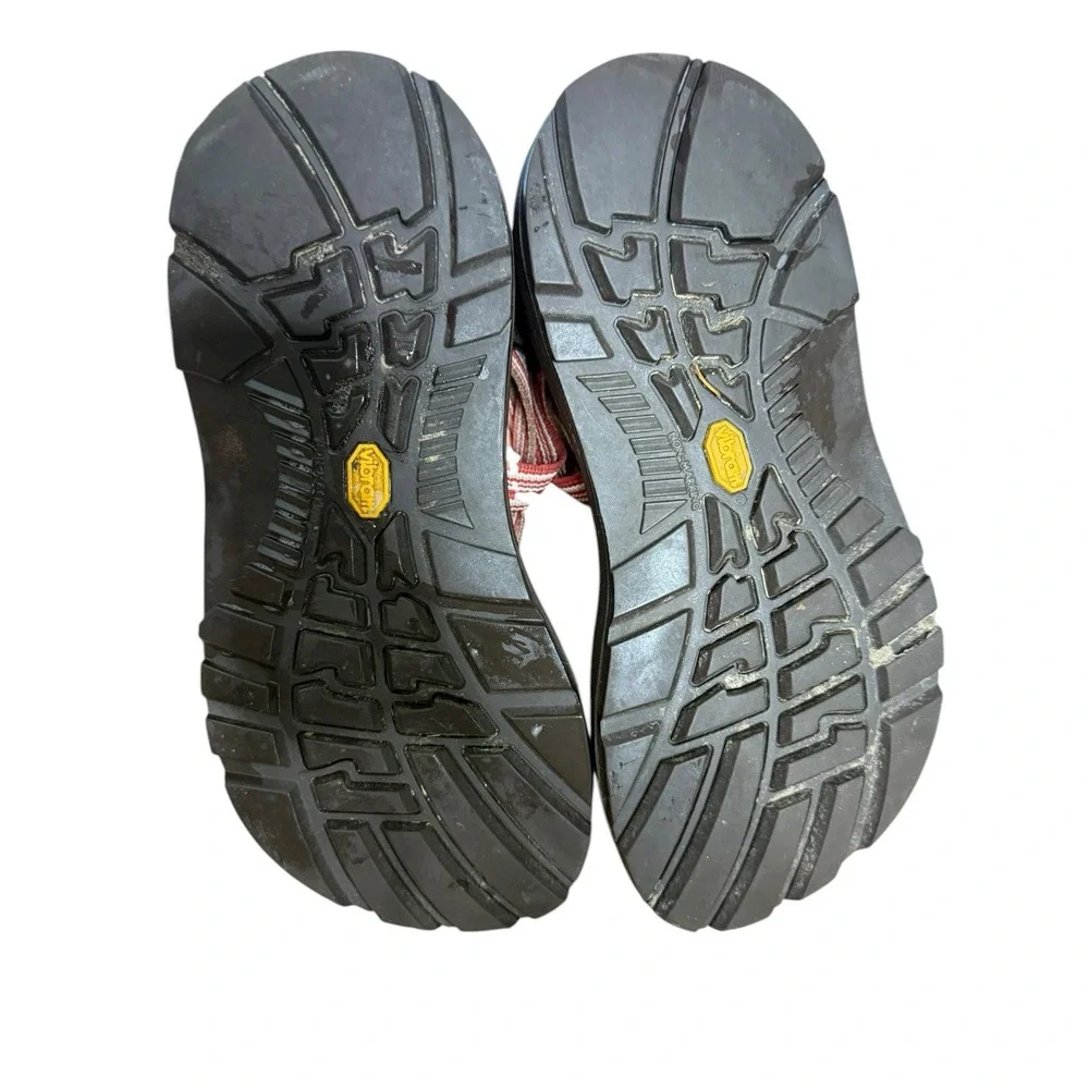 Chaco Women's Z1 Unaweep Sandal Size 9 red White Hike Trail‎ Camp Water Sports